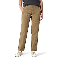 Lee Women's Ultra Lux Mid Rise Relaxed Straight Leg Pant