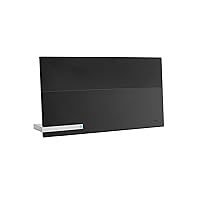 One for All Amplified HDTV Antenna for 1080P 4K Free TV Channels, 50 Miles Long Reception Range, Automatic Gain Control Feature and 5ft Coax Cable Included, Black, Model 16424
