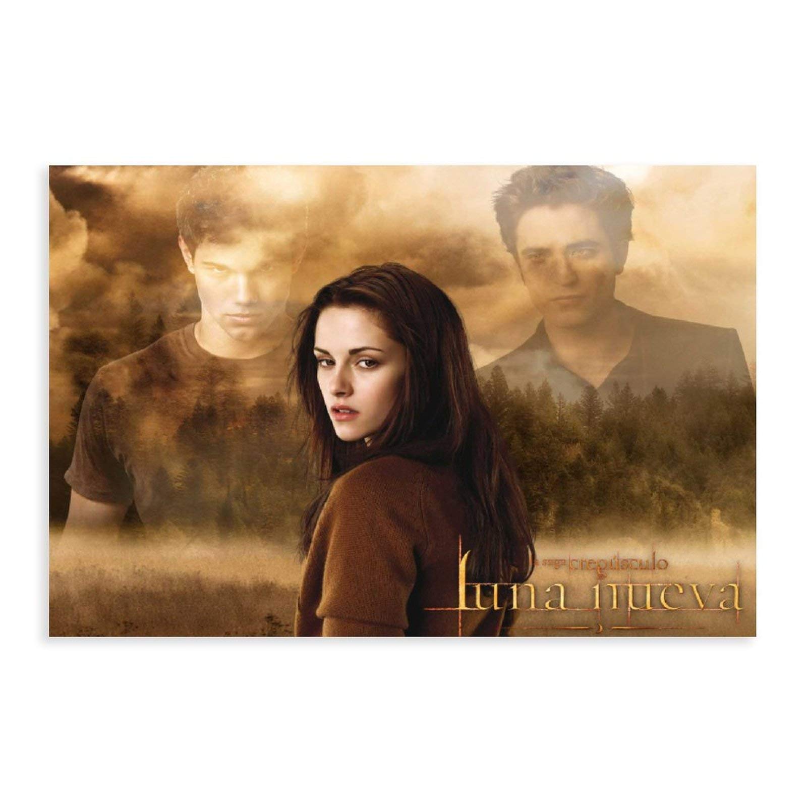 Characters Bella Swan Edward Cullen Jacob Black Kristen Stewart Robert Pattinson Taylor Lautner Movie Poster Classic Movie Poster Star Poster Canva...