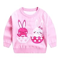 Easter Outfit Baby Boy Girl Rabbit Bunny Sweater Top Long Sleeve Shirts Coat Easter Gifts for Toddlers