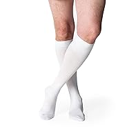 Sigvaris Men’s Essential Cotton 230 Closed Toe Calf-High Socks 20-30mmHg