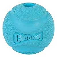 Chuckit High-Bounce Rubber Fetch Ball, Medium (2.5 Inch), Pack of 1, Assorted Colors, For Medium Breeds
