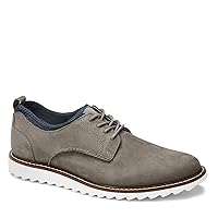 Johnston & Murphy Men’s Duncan Plain Toe Shoes | Casual Shoes for Men | Leather Upper | EVA Footbed & Lightweight EVA Outsole | Abrasion Resistant Durability