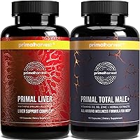 Primal Harvest Liver & Mens Multivitamin Supplements for Women and Men, Bundle
