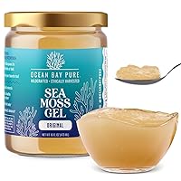 Sea Moss Gel (Original) Wildcrafted Sea Moss | Rich in Essential Vitamins & Minerals | Nutritional Supplement | Marine Superfood | Vegan, Non-GMO | Made in USA | 16oz