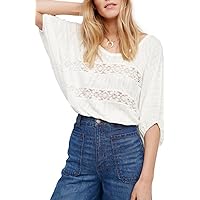 Free People Womens I'm Your Baby Pullover Knit Blouse