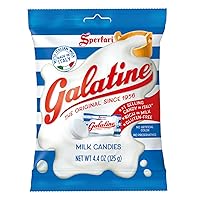 Galatine Milk Candy Bags, Individually Wrapped Italian Tablets (Original, 4.4 oz (Pak of 1))