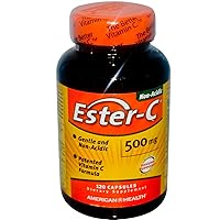 American Health Ester-C - 500 mg - 120 Capsules