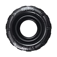 KONG - Tires - Durable Rubber Chew Toy and Treat Dispenser for Power Chewers - for Medium/Large Dogs