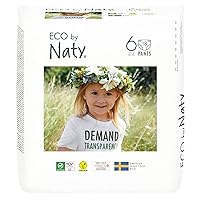Eco by Naty Pull Ups - Hypoallergenic and Chemical-Free Training Pants, Highly Absorbent and Eco Friendly Pull Ups for Boys and Girls - Size (6) 4T-5T (35+ lbs) – 18 Count