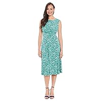 London Times Women's Dresses Sleeveless Fit and Flare Dress