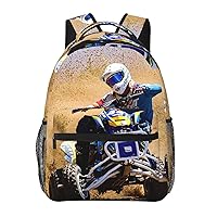 Dirt Bike Backpack Motocross Backpacks for Boys Kids Motorcycle Book Bag Back to School Back Pack Dirtbike for Girls Men Women