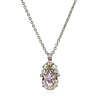 Sorrelli Women's Timeless Tiara Pendant Necklace, Clear, 16