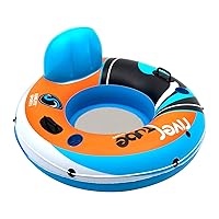 2024 New & Upgraded Sunlite Sports Heavy Duty River Tube Inflatable, Premium Water Float to Lounge Above Lake and River, Outdoor Water Raft Sport Fun, Recreational Use