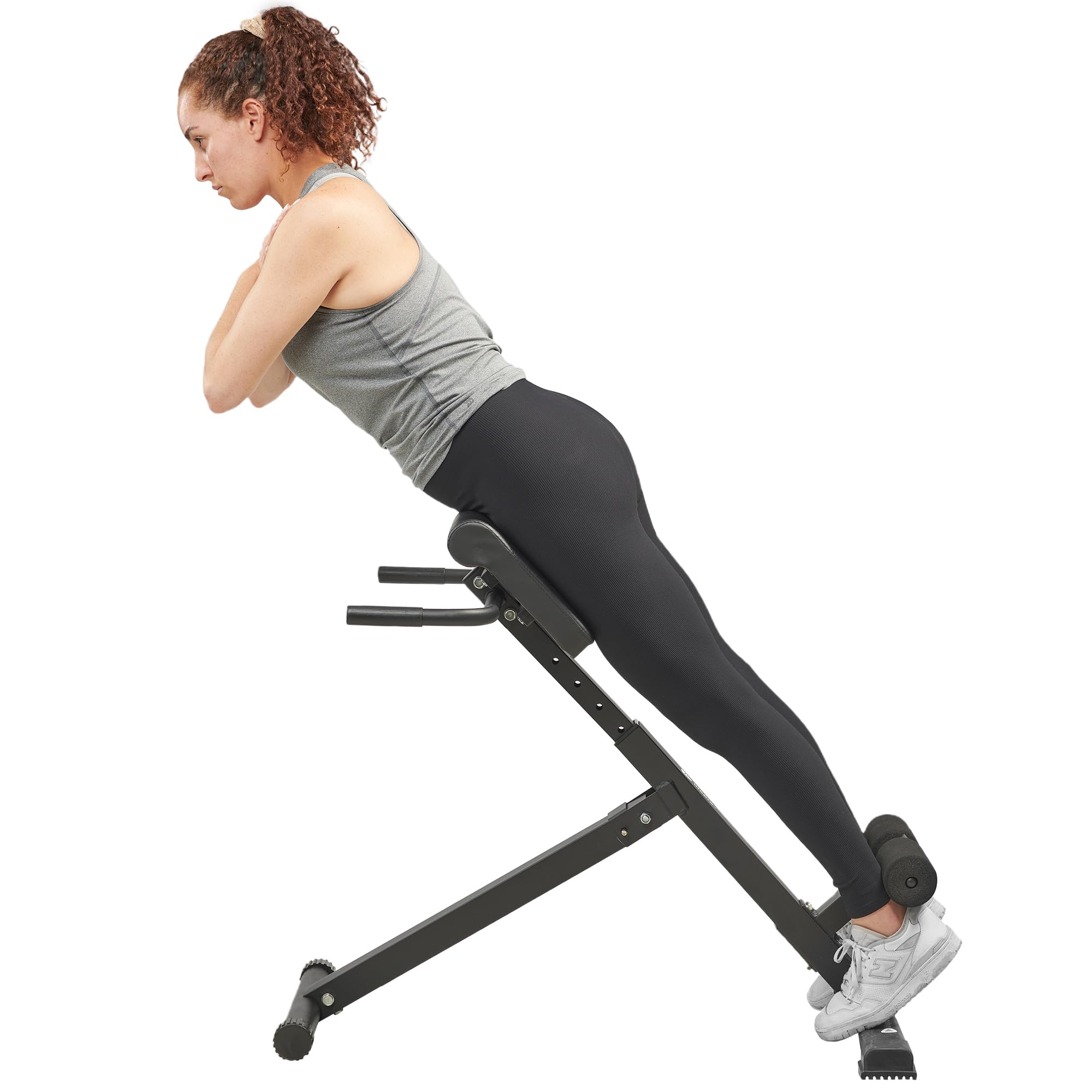 Lifepro Roman Chair Hyperextension Bench, Back Extension Bench Machine for Glute, Hamstring and Lower Back, Multipurpose Adjustable Exercise Equipment, Foldable for Home Gym Fitness