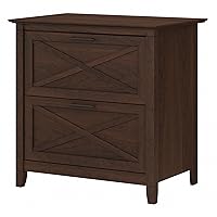 Bush Furniture Key West 2 Lateral File Cabinet | Document Storage for Home Office | Accent Chest with Drawers, 30