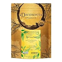 Davidson's Organics, Earl Grey Rose, Loose Leaf Tea, 16-Ounce Bag