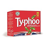 Typhoo Regular Tea Bags, 80-Count (Pack of 3)