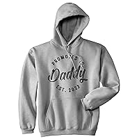 Crazy Dog T-Shirts Promoted To Daddy 2022 2023 2024 Unisex Hoodie Funny New Family Father Hooded Sweatshirt