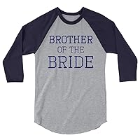 Brother Of The Bride - Coordinating Wedding 3/4 Sleeve Raglan Shirt