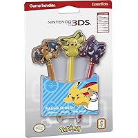 Officially Licensed Nintendo 3DS Pokémon Styluses – Charizard, Poké Ball, Pikachu – Fits Nintendo 3DS, 3DS XL, 2DS, 2DS XL, DSi, DSi XL