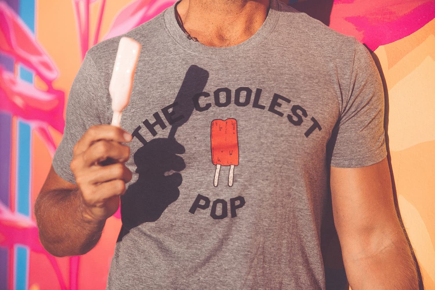 Mens Coolest Pop Funny Best Dad Ever Cool Fathers Day Novelty Graphic T Shirt