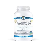 Nordic Naturals ProEFA 3-6-9, Lemon Flavor - 180 Soft Gels - 565 mg Omega-3 - EPA & DHA with Added GLA - Healthy Skin & Joints, Cognition, Positive Mood - Non-GMO - 90 Servings