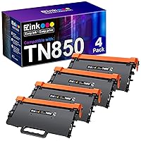 E-Z Ink (TM Compatible Toner Cartridge Replacement for Brother TN850 TN 850 TN-850 TN820 TN 820 High Yield to use with HL-L6200dw HL-L6200dwt MFC-L5900dw MFC-L5850dw MFC-L5700dw (Black, 4 Pack)