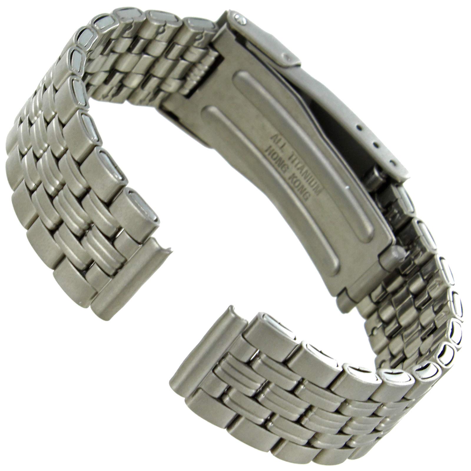 14mm Hirsch Titanium Security Clasp Watch Band 5026