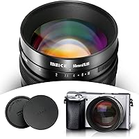 Meike 50mm F0.95 Large Aperture Wide Angle Lens Manual Focus Lens Compatible with Panasonic Lumix Olypums M43 Mount Mirrorless Cameras GH4 GH5 GH6