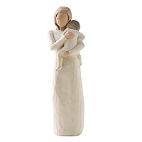 Willow Tree Child of My Heart, Into My World You Came, Bringing Sun into My Life, Making Family Our Name, for New, Adoption, or Blended Families, Sculpted Hand-Painted Figure