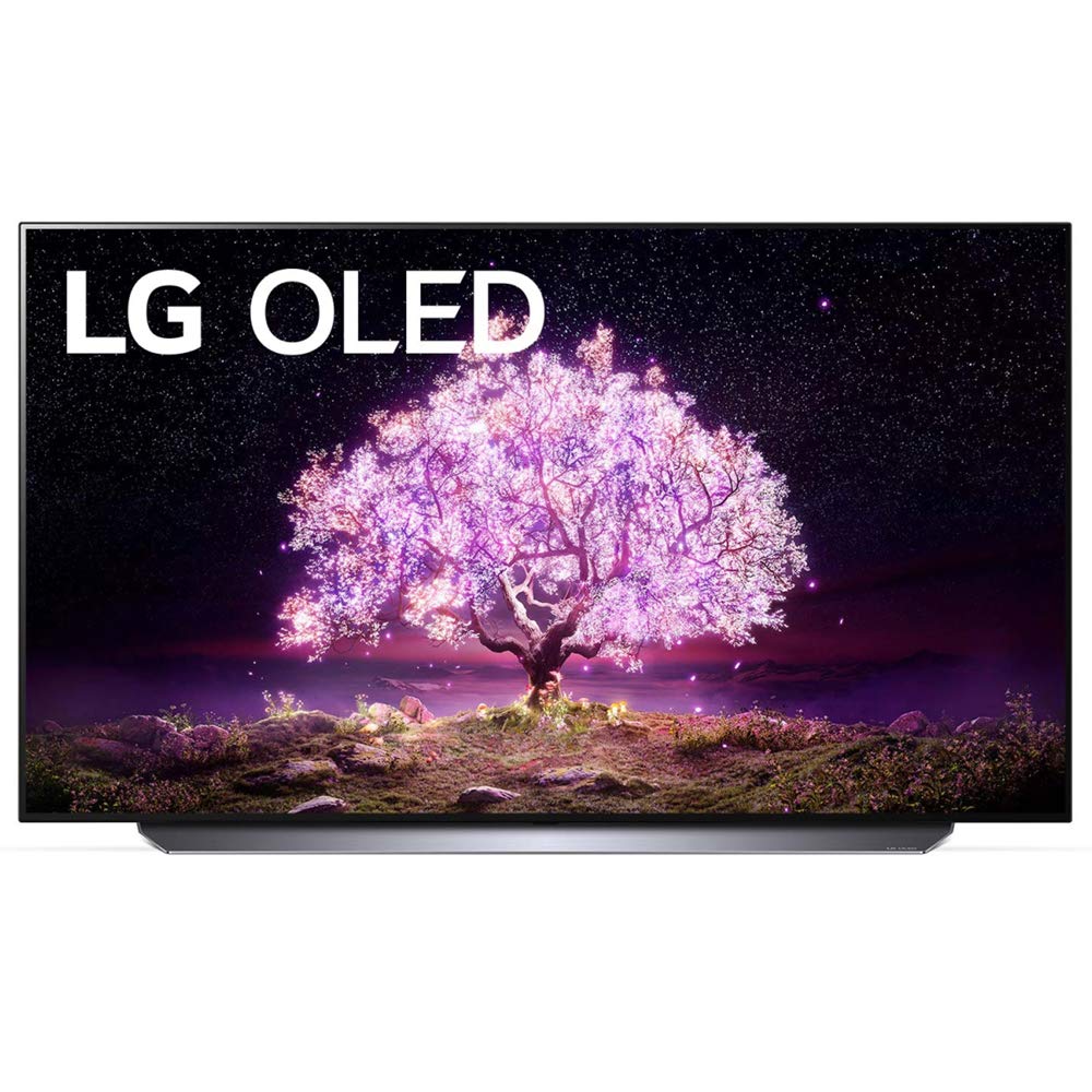 LG OLED77C1PUB 77 Inch 4K Smart OLED TV with AI ThinQ Bundle with Premium 2 YR CPS Enhanced Protection Pack