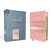 NIV, Thinline Bible, Leathersoft, Pink, Red Letter, Thumb Indexed, Comfort Print NIV, Thinline Bible, Leathersoft, Pink, Red Letter, Thumb Indexed, Comfort Print Imitation Leather
