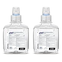 PURELL Advanced Hand Sanitizer Green Certified Foam, Fragrance-Free, 1200 mL Refill for PURELL CS6 Automatic Hand Sanitizer Dispensers (Pack of 2) - 6551-02