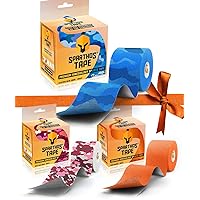 Sparthos Tape Color Bundle: Electric Blue Camo + Wild Pink Camo + Tiger Orange [16.4 ft Uncut Rolls]