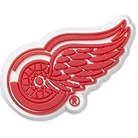 Crocs Jibbitz NHL Hockey Team Shoe Singles, Sports Charms for Men and Women, Detroit Red Wings, One Size