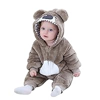 TONWHAR Unisex Baby Animal Halloween Costume Kid's and Toddler's Autumn Winter Outfits Jumpsuit