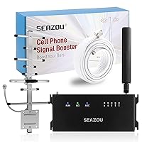 Verizon Cell Phone Signal Booster for Home & Remote Area Verizon Cell Booster Boost 4G 5G LTE Signal on 700MHz Band13 Covers an Area Up to 4500 Sq Ft FCC Approved