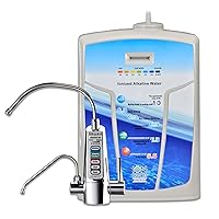 IT-750 Compact Under Sink Alkaline Water Ionizer And Filtration System- With Dual- Spout Countertop Faucet Dispensing Alkaline and Acidic Water Purified Of Toxins and Pollutants