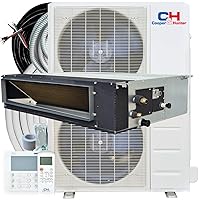 Cooper & Hunter 48,000 BTU Ducted Mini Split Air Conditioner Concealed Duct Heat Pump Unit 208-230V Including 25ft Installation Kit