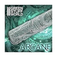 Green Stuff World Rolling Pin Arcane for Modeling and Custom Bases 3411 GSW-3411 0