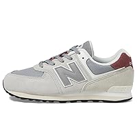 New Balance Boy's 574 V1 Konkrete Jungle Lace-Up Sneaker, Raincloud/Shadow Grey, 6.5 Wide Big Kid