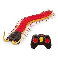 Remote Control Centipede Toy for Kids – RC Giant Scolopendra with LED Eyes – Electronic Arthropod Animal & Fast Moving Legs – 6 Years +