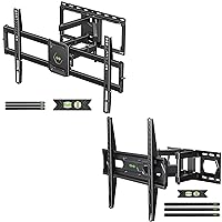 USX MOUNT Full Motion TV Wall Mount for Most 47-84 inch TV, Max VESA 600x400mm, Holds up to 132lbs & USX MOUNT Full Motion TV Wall Mount for Most 32
