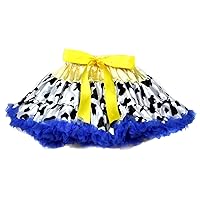 Petitebella Yellow Blue Cow Petti Skirt 1-8y