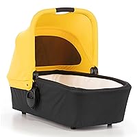 Diono Excurze Carrycot for Newborn Baby, Stroller Bassinet for Baby, Breathable Mattress for Comfortable Sleeping, Suitable from Birth, Yellow Sulphur