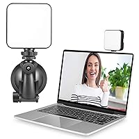Video Conference Lighting, Zoom Light for Video Conference with Suction Cup, Webcam Lighting for Laptop Video Conferencing,Laptop Zoom Call Light, Remote Working,Self Broadcasting and Live Streaming