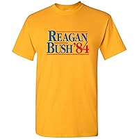 Reagan Bush 84 - Presidential Vintage Conservative Graphic T Shirt