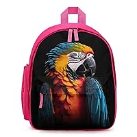 Parrot Bird Cute Printed Backpack Lightweight Travel Bag for Camping Shopping Picnic