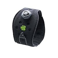 Adjustable Sports Elbow Strap - Single, Black, One Size - Forearm Pain Relief from Golfers and Tennis Elbow - Five Point Pad for Direct Pressure on Tendon - Boa Closure System